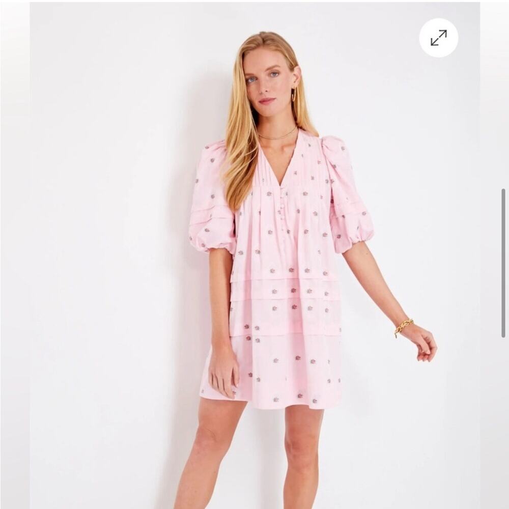 Hunter Bell Jenkins Dress Pink Floral Blossom - Picture 9 of 13